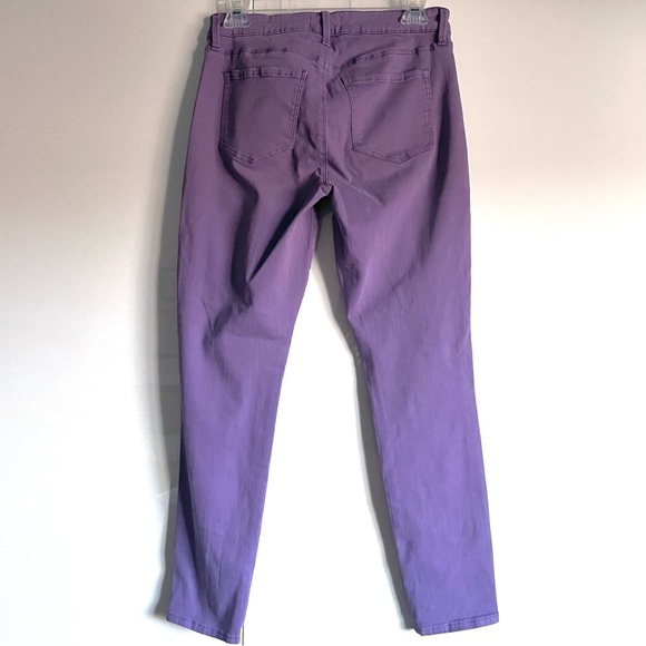 Pistola Hannah Faux Zip Pocket Skinny Cargo Jeans Pants In Purple Rose 27 EUC - Picture 2 of 10